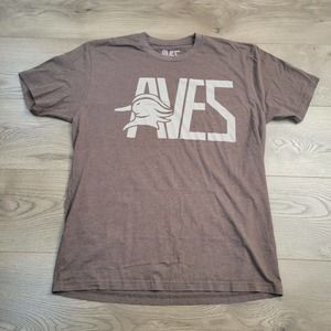 AVES Shirt Men Large Brown Featherlight Hunt Athleisure Lounge Casual Gorpcore